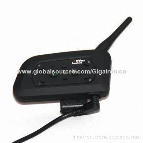 Bluetooth Interphone, Up to 6 Riders Inter-communication, Up to 8 Hours Talking Time